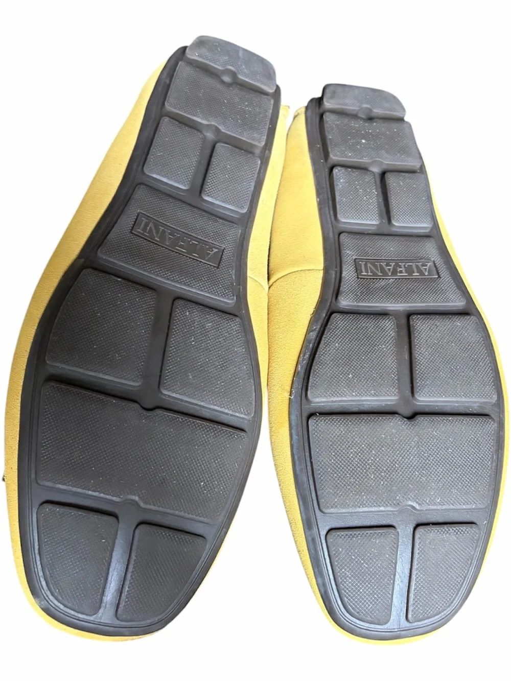 Alfani Men’s Yellow Suede Moccasin Loafers